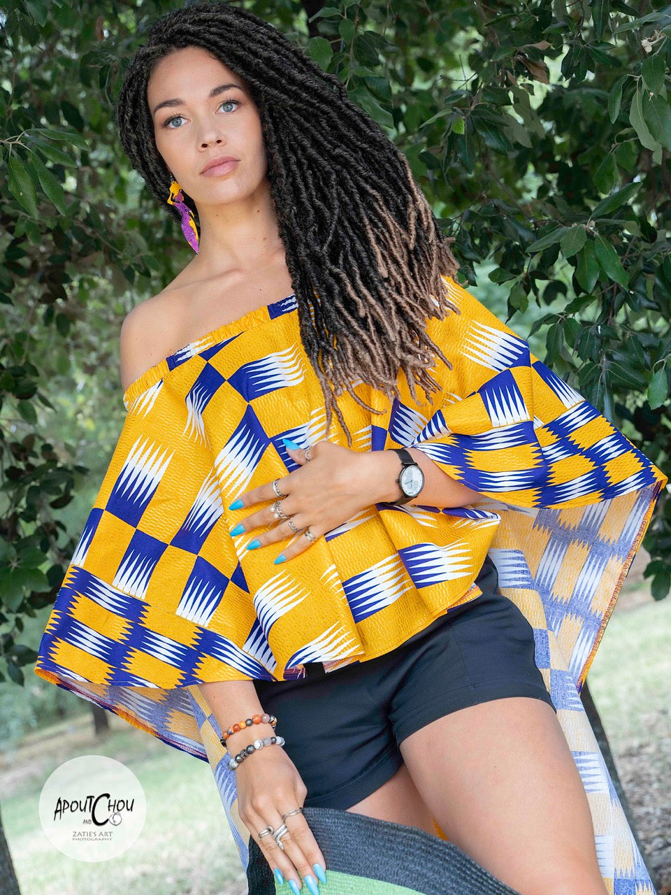 Mama Africa watch designed by Zatie's Art