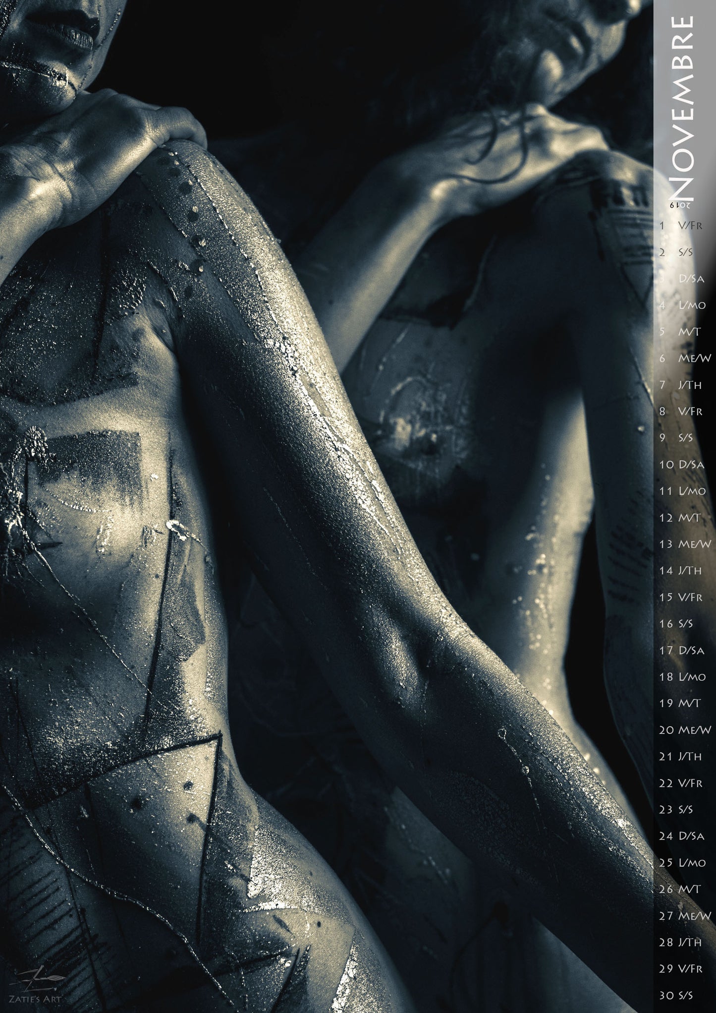 Bodypainting Calendar 2019