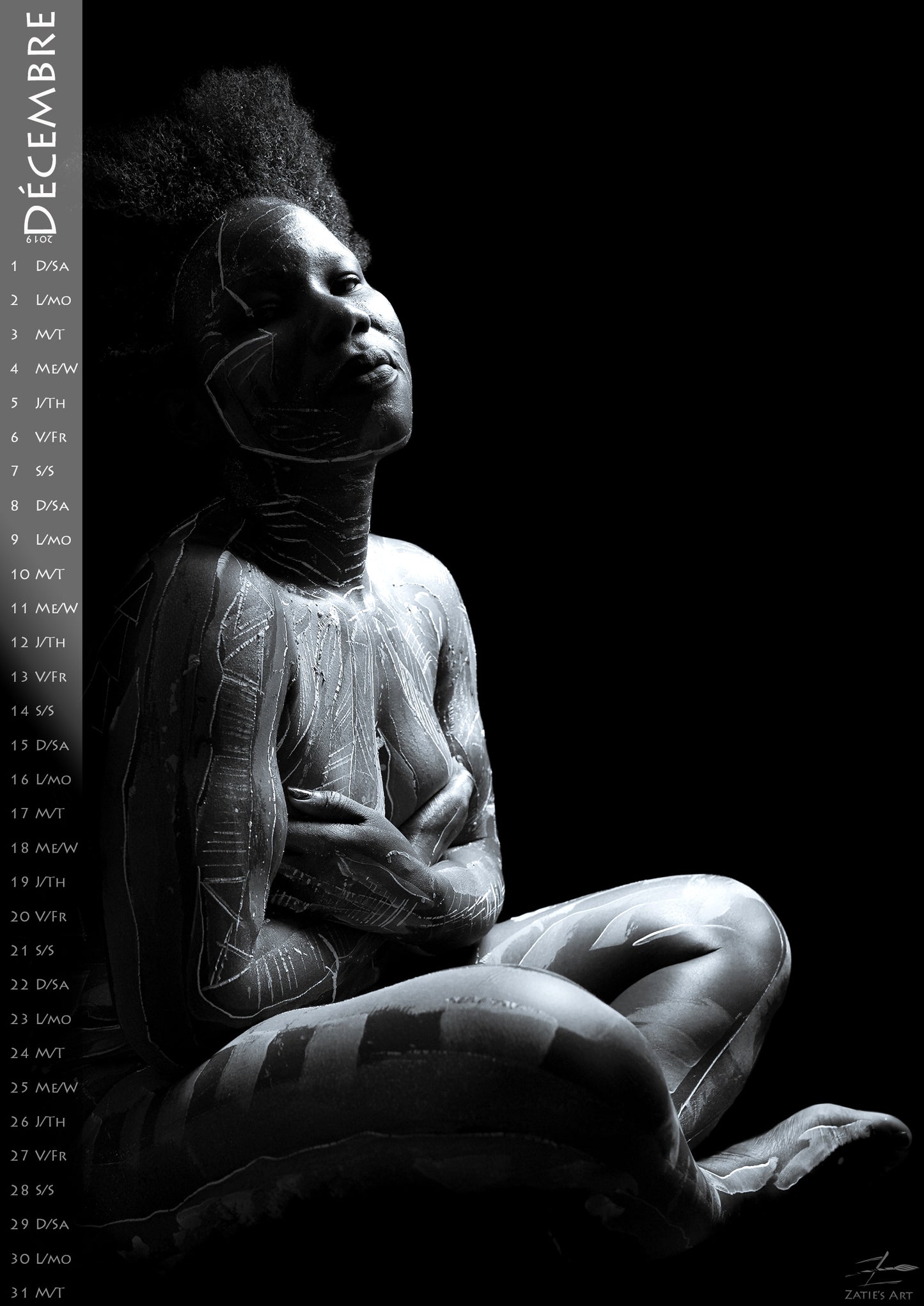 Bodypainting Calendar 2019