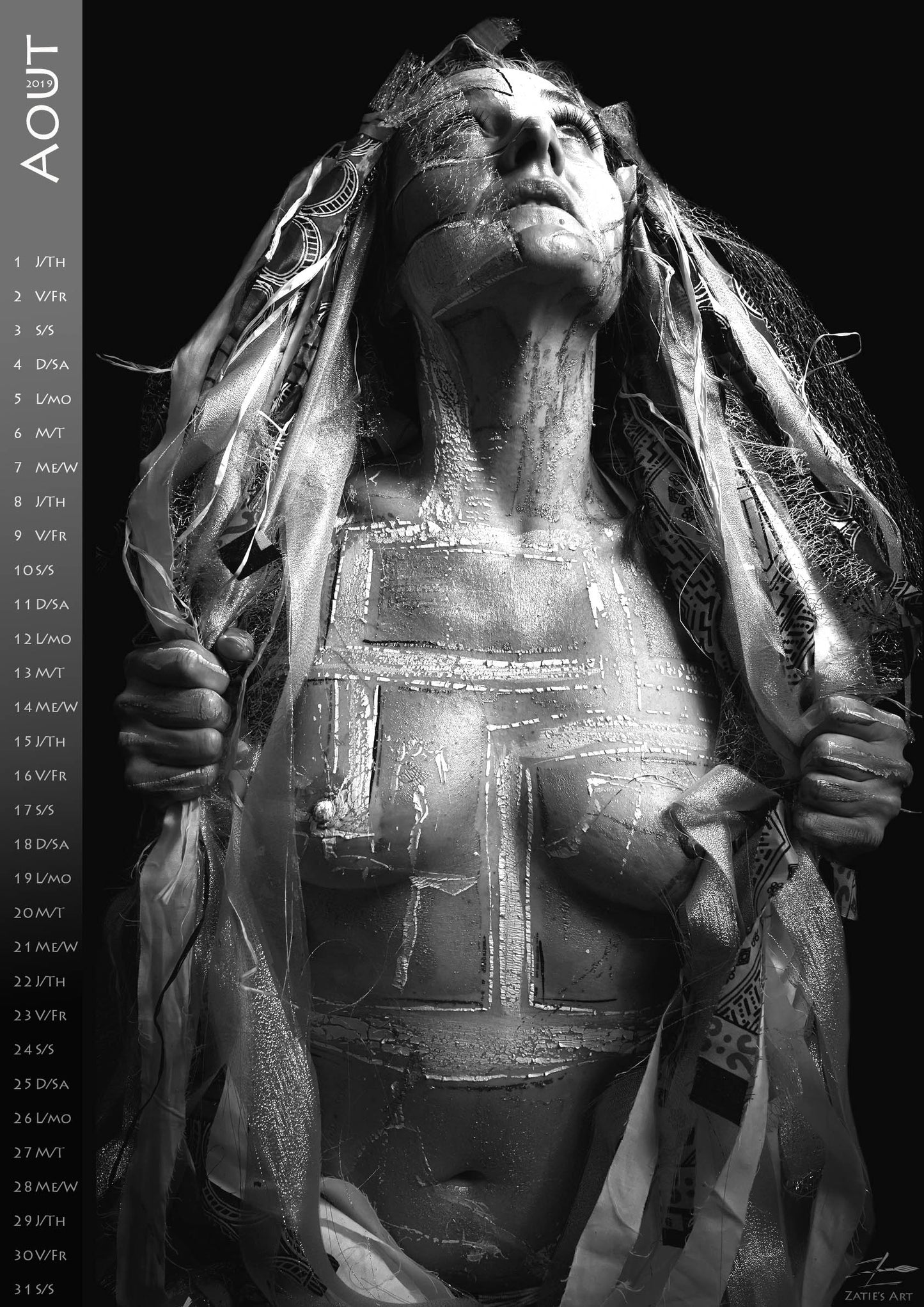 Bodypainting Calendar 2019