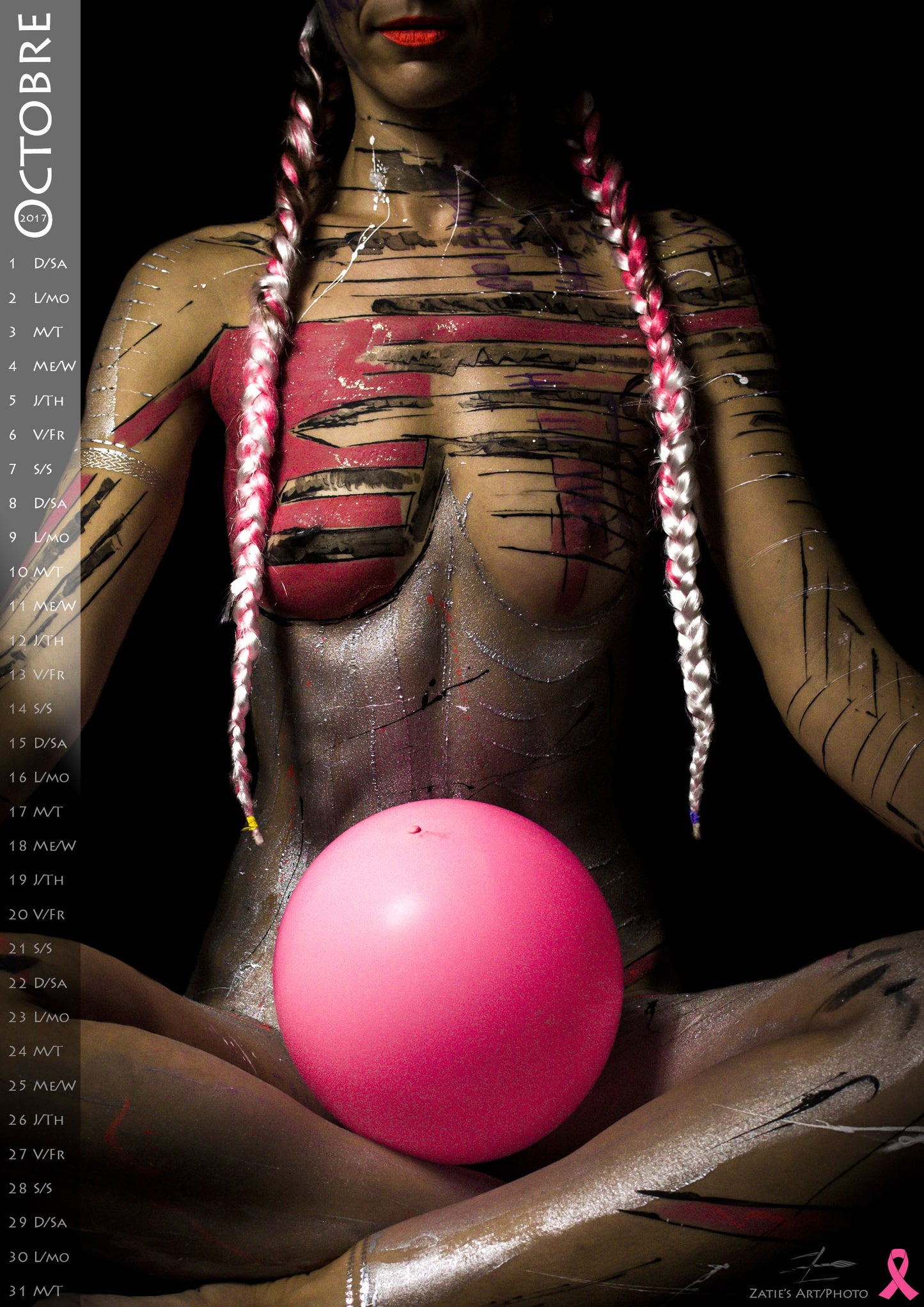 Bodypainting Calendar 2017