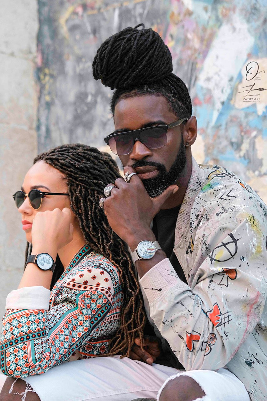 Mama Africa watch designed by Zatie's Art