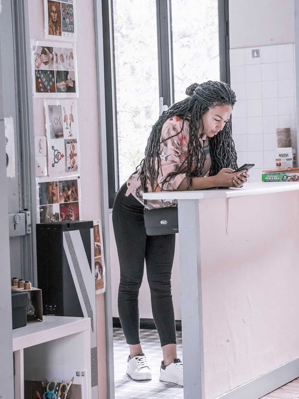 Veste en jean personnalisée: Death & Love