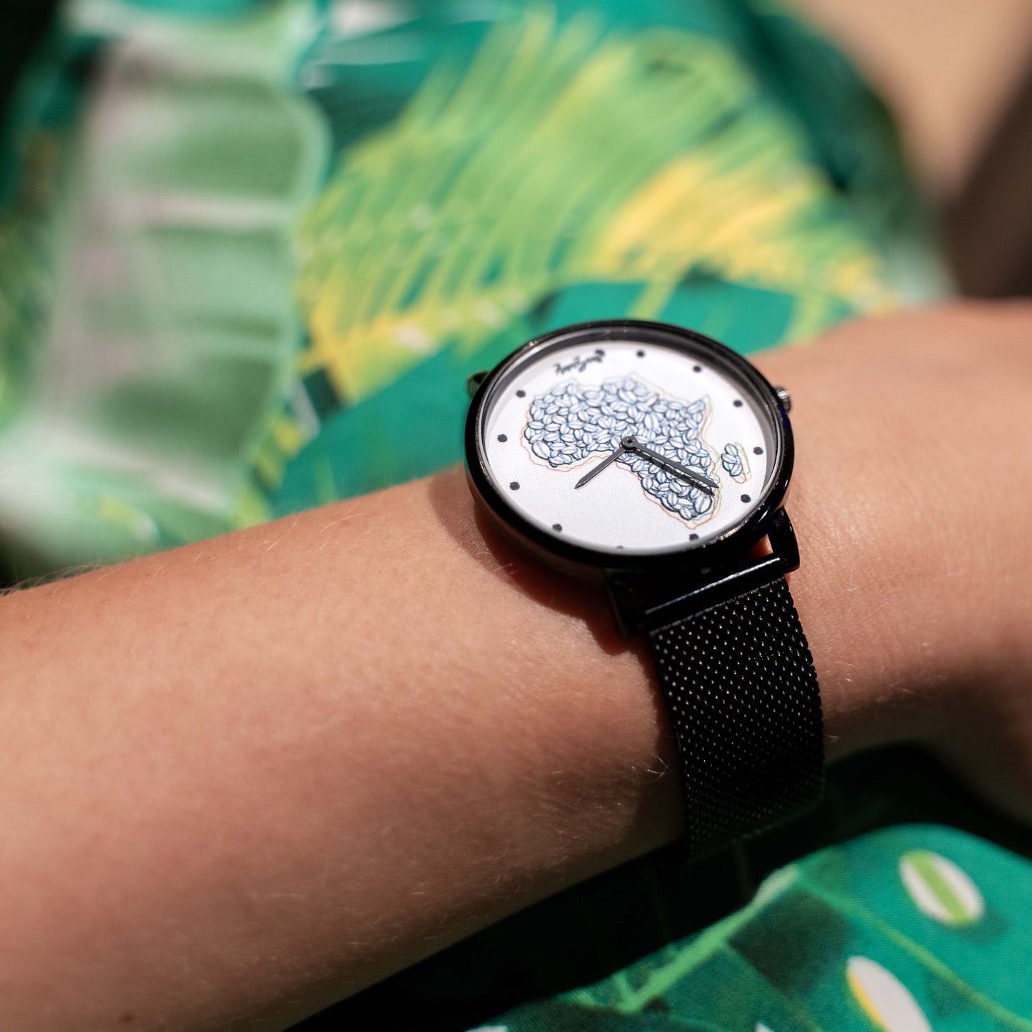 Mama Africa watch designed by Zatie's Art