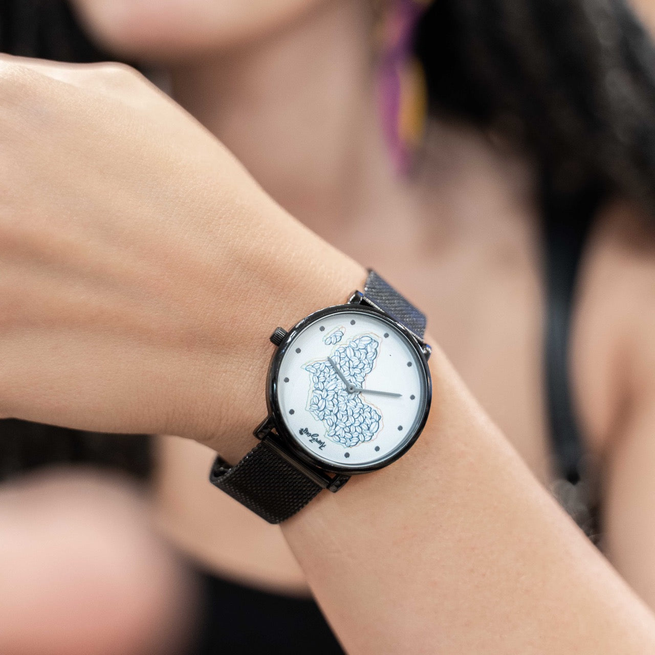 Mama Africa watch designed by Zatie's Art