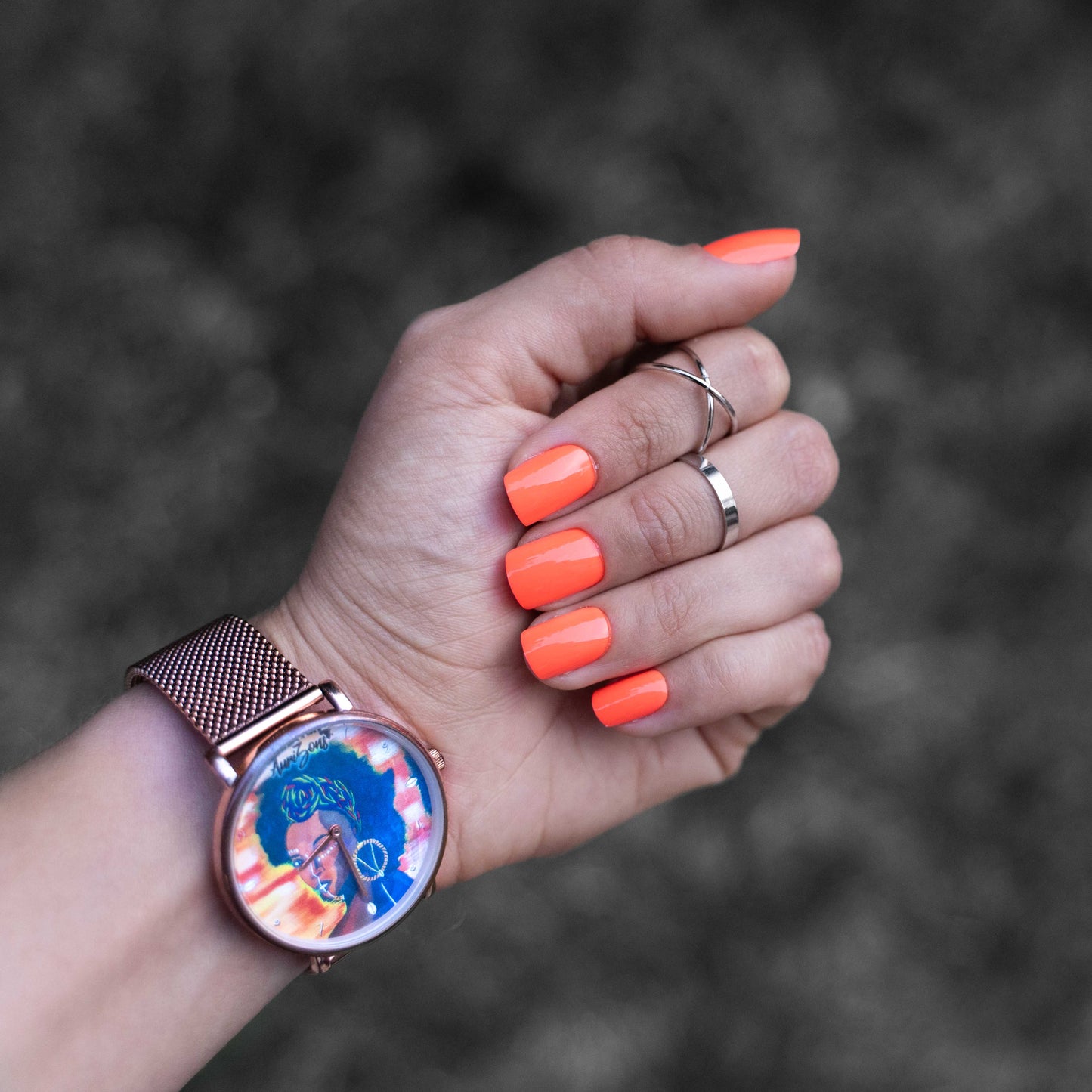 Afriq'Ns watch designed by Zatie's Art