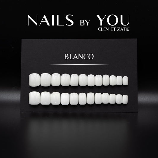 Press on nails BLANCO