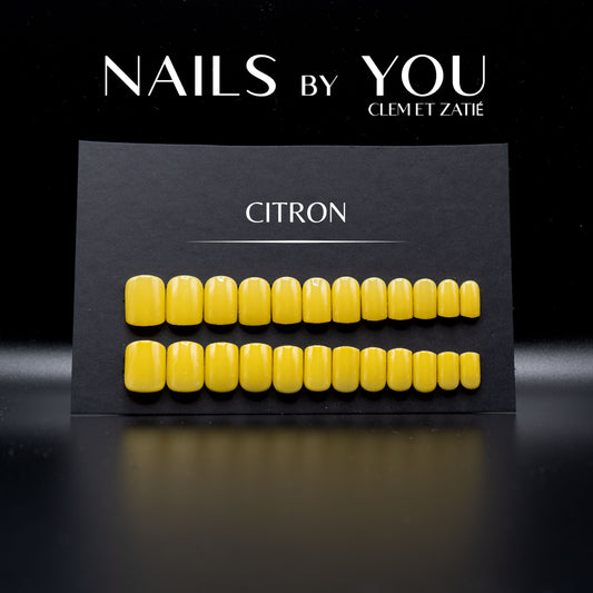 Press on nails CITRON