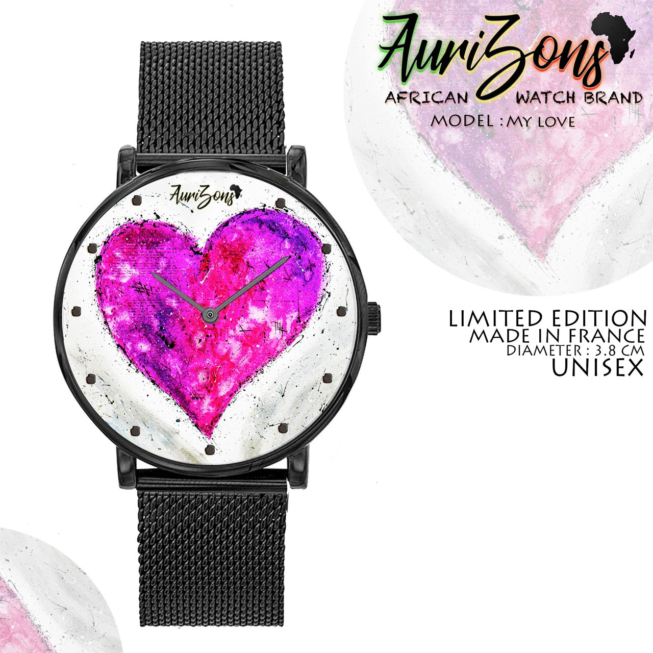 Montre My love designed by Zatie's Art