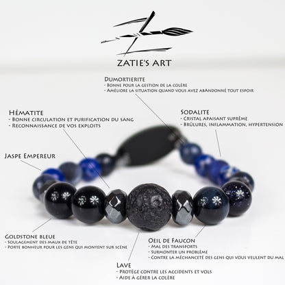 Bracelet DONS DE LA NATURE BLEUE