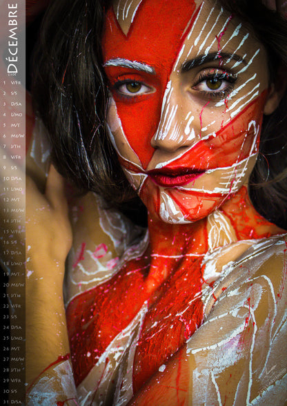 Calendrier Bodypainting 2017