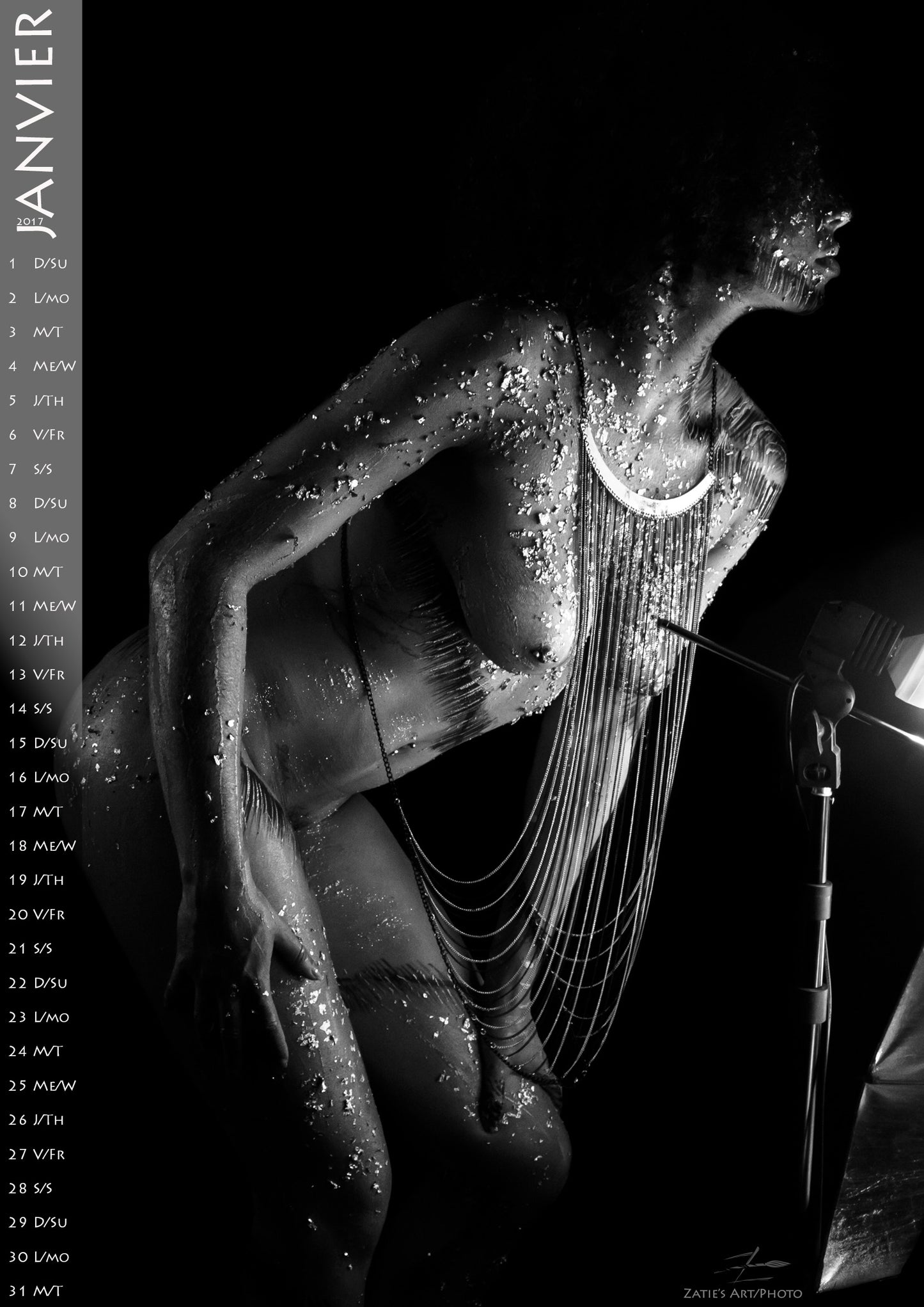 Calendrier Bodypainting 2017