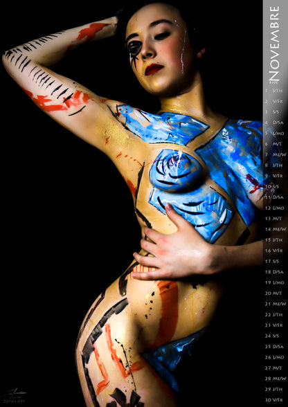 Bodypainting Calendar 2018