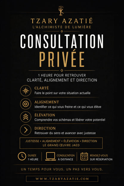 Consultation privée avec TZARY AZATIÉ