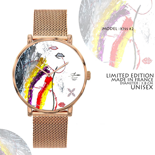 Kiss watch designed by Zatie's Art