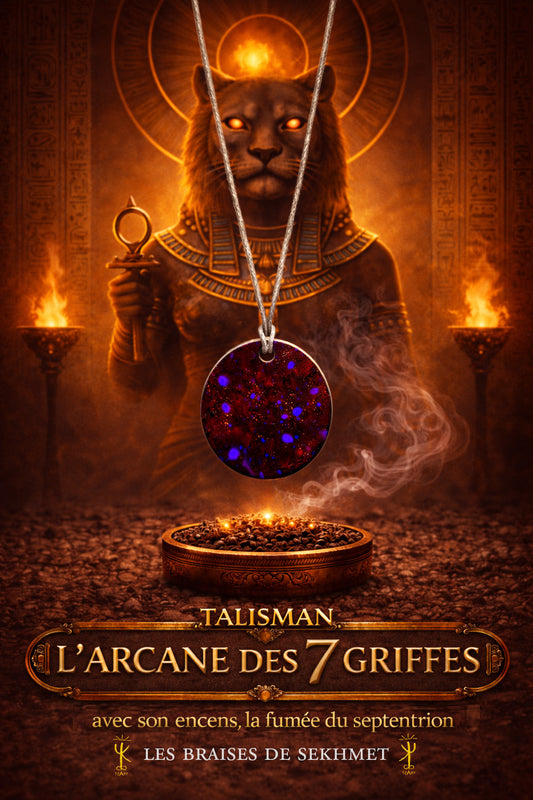 Talisman L'Arcane des 7 Griffes et son encens La Fumée du Septentrion