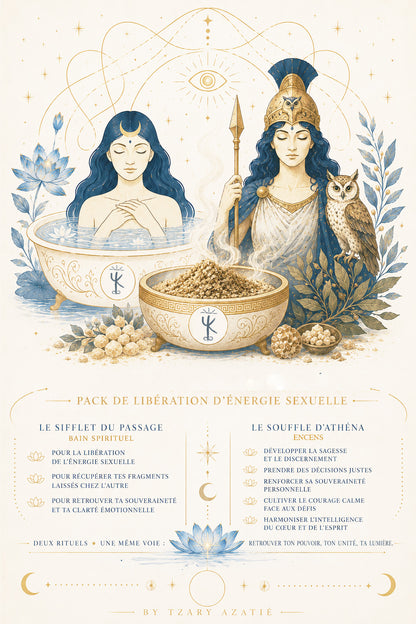 Bain de LIBÉRATION d'ENERGIE SEXUELLE : LE SIFFLET DU PASSAGE & LE SOUFFLE D'ATHÉNA