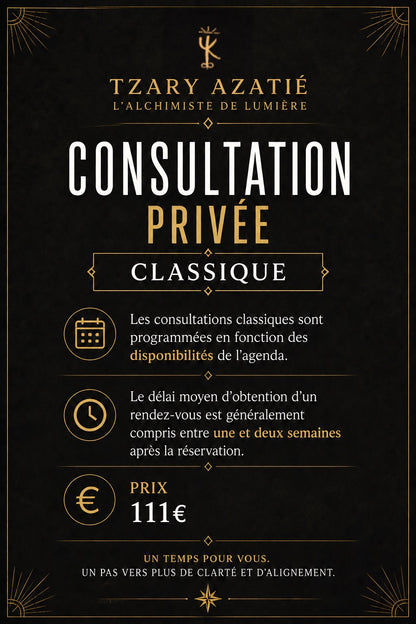 Consultation privée avec TZARY AZATIÉ