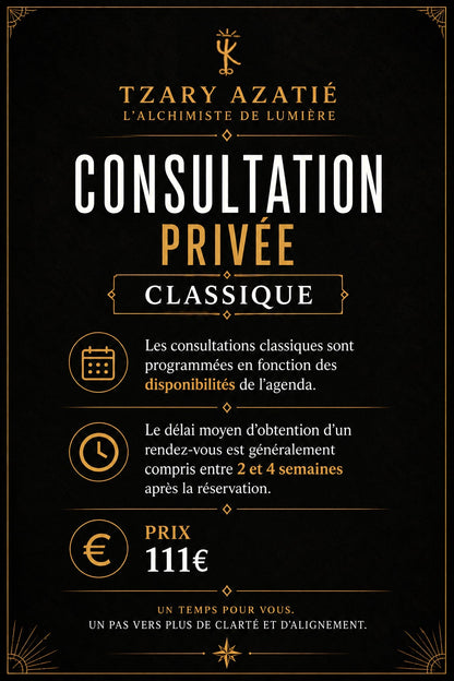 Consultation privée avec TZARY AZATIÉ