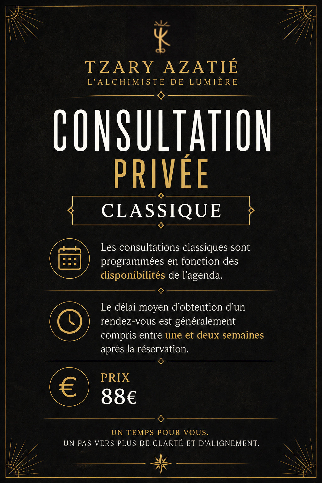 Consultation privée avec TZARY AZATIÉ