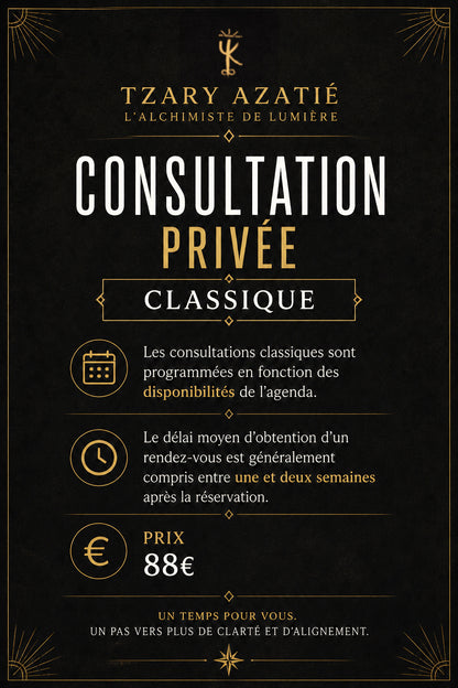 Consultation privée avec TZARY AZATIÉ