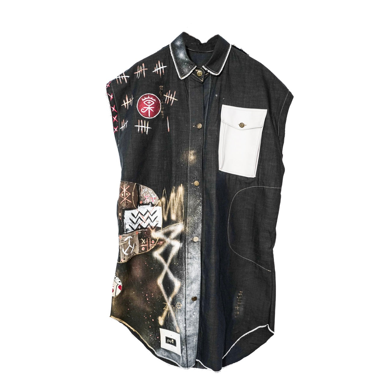 Veste jean personnalisée: Horus